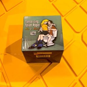 Tantalizing toilet paper his and hers